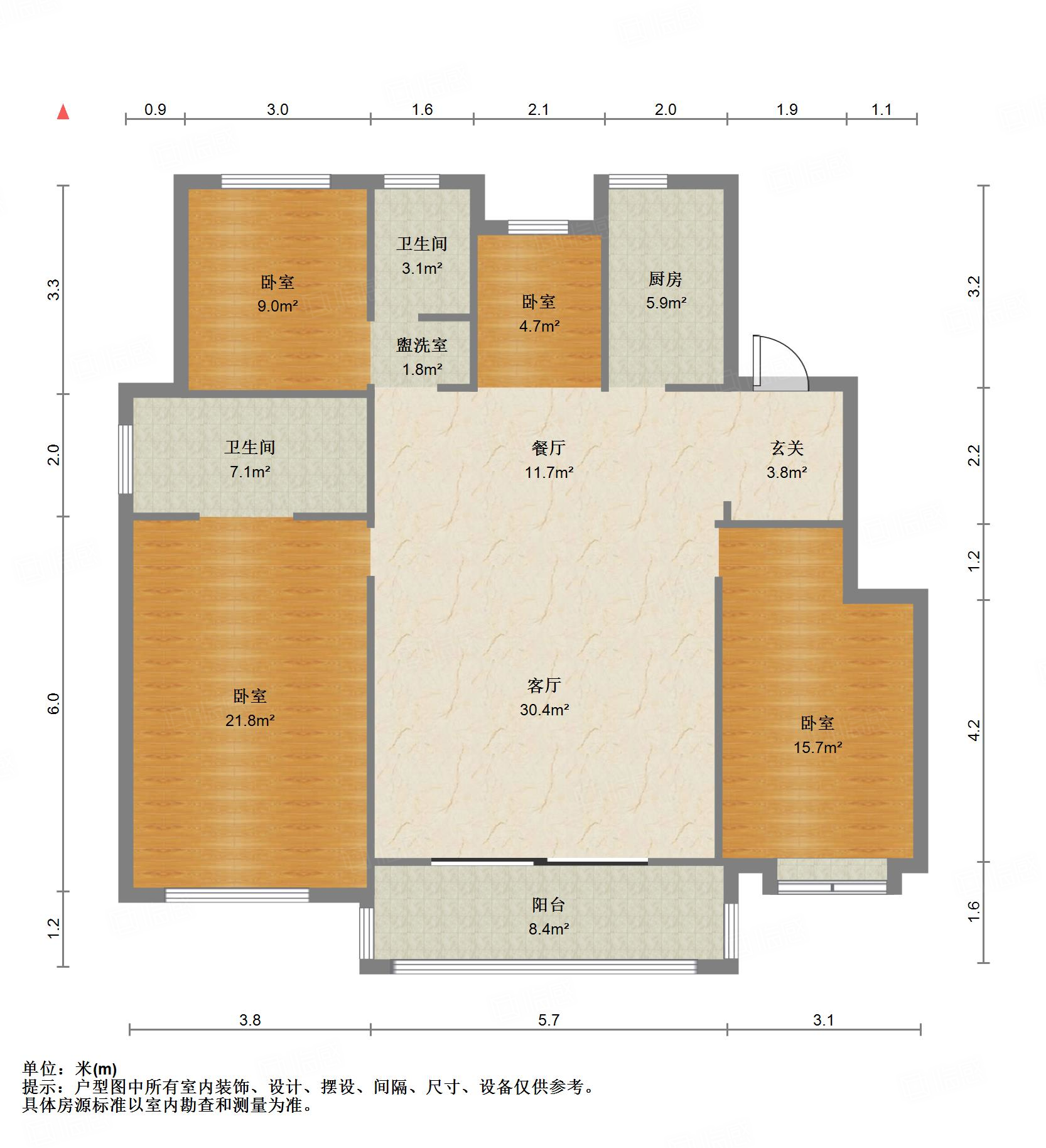 文一泰禾合肥院子4室2厅155㎡230万二手房图片